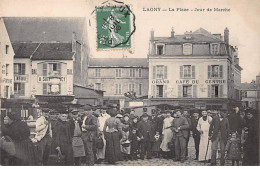 LAGNY - La Place - Jour De Marché - Très Bon état - Other & Unclassified