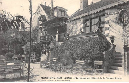 MONTIGNY SUR LOING - Terrasse De L'Hôtel De La Vanne Rouge - Très Bon état - Autres & Non Classés