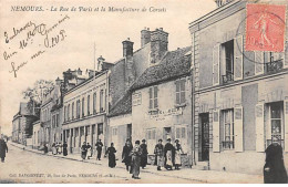NEMOURS - La Rue De Paris Et La Manufacture De Corsets - Très Bon état - Nemours