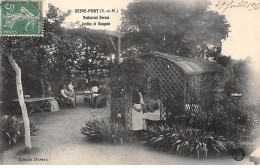 SEINE PORT - Restaurant Duveau - Jardin Et Bosquets - Très Bon état - Autres & Non Classés