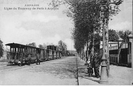 ARPAJON - Ligne Du Tramway De Paris à Arpajon - Très Bon état - Arpajon