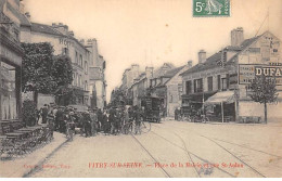 VITRY SUR SEINE - Place De La Mairie Et Rue Saint Aubin - Très Bon état - Vitry Sur Seine