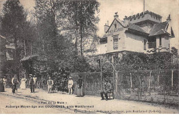 Auberge Moyen Age Aux COUDREAUX Près Montfermeil - " Pas De La Mute " - état - Autres & Non Classés