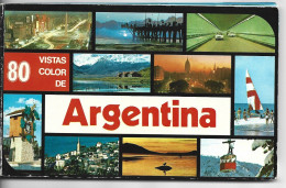 LIBRO FLEXO CON 80 VISTAS DE BUENOS AIRES TIPO REVISTA (VISTA POR DELANTE Y DETRAS).- BUENOS AIRES.- ( ARGENTINA ) - Argentina
