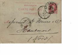 BELGIQUE Carte Postal  N° 21 - 1884-1891 Leopold II