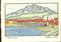 11648094 Luzern LU Pilatus Zeichnung Luzern - Sonstige & Ohne Zuordnung