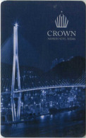 COREA DEL SUD  KEY HOTEL    Crown Harbor Hotel Busan - Hotelsleutels (kaarten)