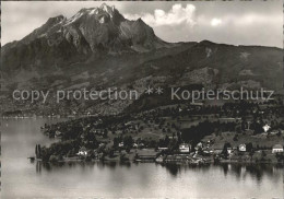 11647980 Kastanienbaum Fliegeraufnahme Hotel Kastanienbaum Vierwaldstaettersee K - Altri & Non Classificati