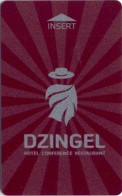 ESTONIA KEY HOTEL   Dzingel Hotel - TALLINN - Hotel Keycards