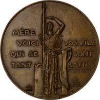 France, Médaille, Inauguration Du Monument Érigé à La Mémoire Des - Andere & Zonder Classificatie