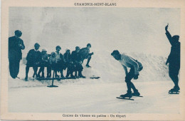 74 - CHAMONIX - Albert HASSLER Au Départ D'une Course De Vitesse - CPA Monnier Sans Numéro - Chamonix-Mont-Blanc