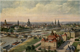 Dresden, Zeppelin-Ansicht Der Kgl. Ministerien Und Der Altstadt - Dresden