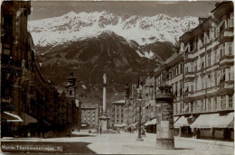 Insbruck - Maria Theresiastrasse Mit Litfassäule - Imst