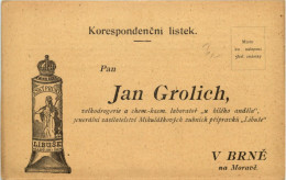 Werbung - Libuse JAn Grolich - Werbepostkarten