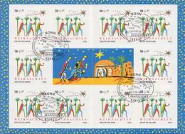 D,Bund Mi.Nr. MH 94 Weihnachten, Stern Von Bethlehem, Skl. (mit 10x 3040) - Autres & Non Classés