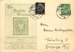 Berlin - Briefmarke Nationale Ausstellung 1937 - Ganzsache PP 126 C20 - Sonstige & Ohne Zuordnung