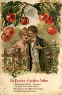 Die Kirschen In Nachbars Garten - Prägekarte - Couples