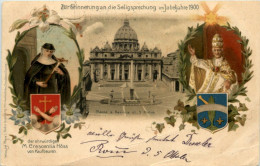 Vatikan - Seligsprechung Crescentia Höss Von Kaufbeuren 1900 - Litho - Vaticaanstad