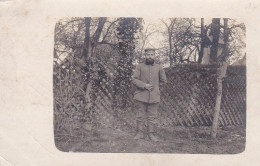 AK Foto Deutscher Soldat Mit Vollbart - Feldpost Karlsruhe 1916  (69217) - War 1914-18