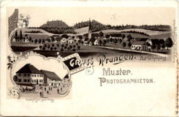 Gruss Aus Pfrungen - Litho - Post Wilhelmsdorf - Ravensburg