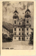 Mondsee - Stift - Radierung - Vöcklabruck