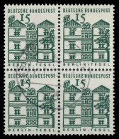 BRD DS BAUWERKE 1 Nr 455 Zentrisch Gestempelt VIERERBLOCK X920872 - Oblitérés