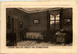 Weimar - Schillers Arbetszimmer - Radierung - Weimar