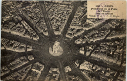 Paris - Panorma De La Place De L Etoile Pris En Ballon - Otros & Sin Clasificación