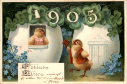 Jahreszahl 1905 - Ostern - Nieuwjaar