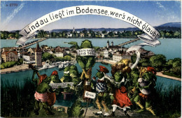 Lindau Liegt Im Bodensee - Frösche - Lindau A. Bodensee