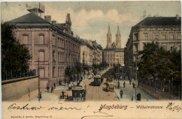 Magdeburg - Wilhelmstrasse Mit Strassenbahn - Magdeburg