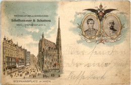 Wien - Stephansplatz - Litho - Sonstige & Ohne Zuordnung