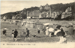 Trouville, La Plage Et Les Vilas - Altri & Non Classificati