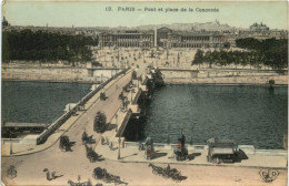 Paris, Pont Et Place De La Concorde - Autres & Non Classés