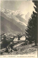 Chamonix, Vue Generale Et Le Mont-Blanc - Chamonix-Mont-Blanc