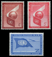 UNO NEW YORK 1957 Nr 59-61 Postfrisch SF6E1D6 - Sonstige & Ohne Zuordnung