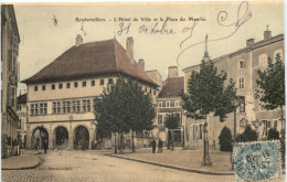 Rambervillers - L`Hotel De Ville Et La Place Du Marche - Other & Unclassified