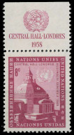 UNO NEW YORK 1958 Nr 68RZfo Postfrisch X40B686 - Other & Unclassified