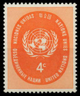 UNO NEW YORK 1958 Nr 70 Postfrisch X40B69E - Other & Unclassified