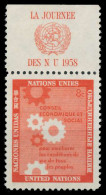 UNO NEW YORK 1958 Nr 73RZfo Postfrisch X40B6CA - Other & Unclassified