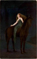 Frau Mit Pferd - Caballos