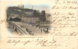 Lyon, Le Pont Tilsitt Et Le Coteau De Fourviere - Other & Unclassified