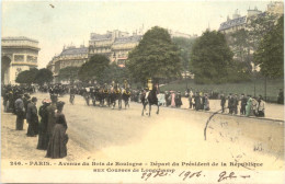 Paris, Avenue Du Bois De Boulogne - Sonstige & Ohne Zuordnung