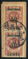 MEMEL 1923 Nr 173AI Zentrisch Gestempelt SENKR PAAR Gepr. X41E8E2 - Memel (Klaipeda) 1923