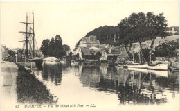 Quimper, Vue Sur LÒdet Et Le Pare - Quimper