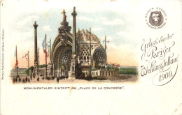 Paris - Gruss Von Der Pariser Weltausstellung 1900 - Expositions