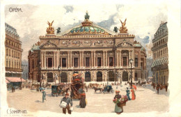 Paris - Opera - Litho - Sonstige & Ohne Zuordnung