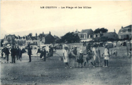 Le Crotoy, Le Plage Et Les Villas - Andere & Zonder Classificatie