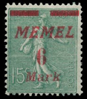 MEMEL 1922 Nr 111 Ungebraucht X41EAAA - Klaipeda 1923