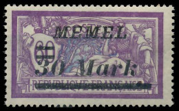 MEMEL 1922 Nr 115 Postfrisch X41EAF6 - Memelgebiet 1923
